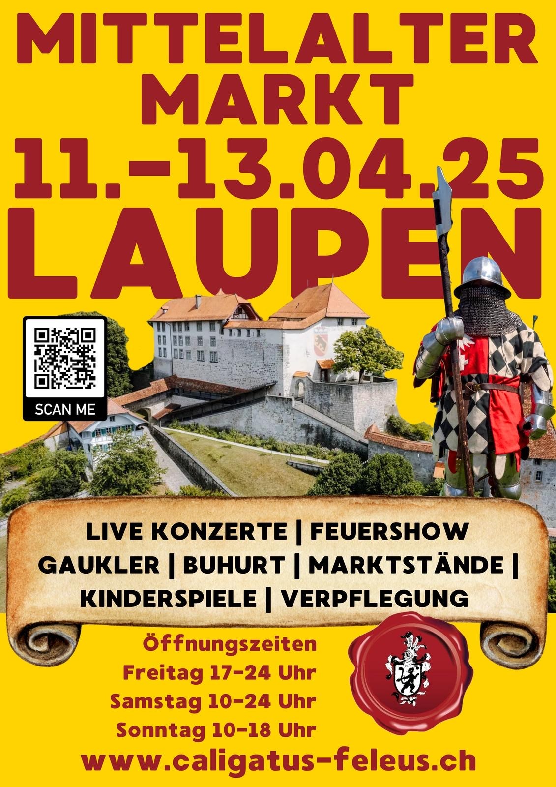 Flyer Mittelaltermarkt 2025